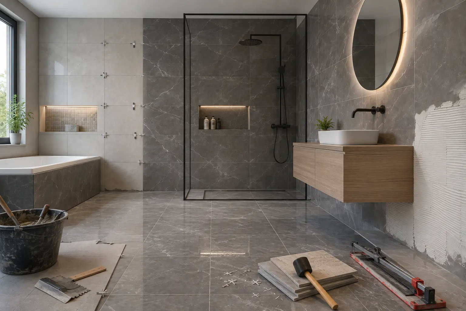 Banyo fayans döşeme